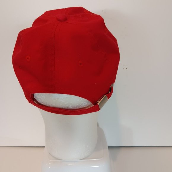 Lone Star Texas Mens Red Baseball Cap Strapback Fishing / Anytime Hat - Dog Daze - Picture 5 of 9